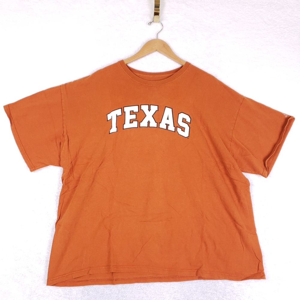 Russell Athletic Texas‎ Longhorns T Shirt Mens XXL Burnt Orange Gorpcore NCAA